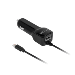 M-Life Ładowarka samochodowa Lightning + USB 2100 mA