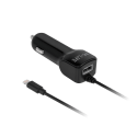 M-Life Ładowarka samochodowa Lightning + USB 2100 mA