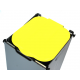 ARTEX Ecokube 1 żółty - stojak, stelaż na worki 1x120l z obudową