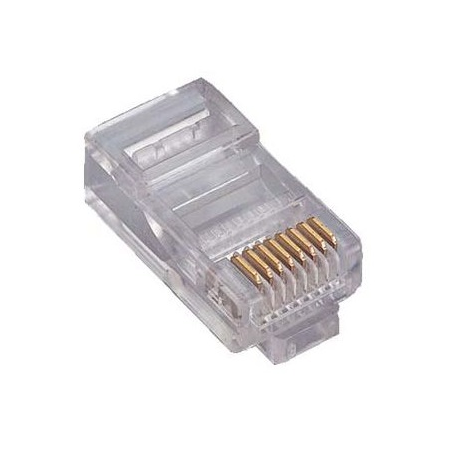 10 szt. wtyczek RJ45 8P8C na drut telefon