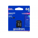 Karta pamięci microSD 64GB UHS-I CL10 Goodram z adapterem