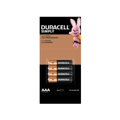Bateria alkaliczna Duracell LR03, AAA, 4szt blister