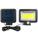 Lampa LTC COB, 10W, panel solarny, czujnik ruchu i zmierzchu, akumulator 1800mAh