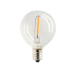 Żarówki LED do Girlandy świetlnej solarnej op. 6szt. E12 G40, 0.5 W, 3 V, 30 lm