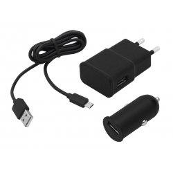 BLOW Ładowarka sieciowa samochodwa USB 2,1A kabel 75-863-pl