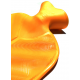 Fashy Termofor 2l, wzór fala 3D, kolor pomarańczowy