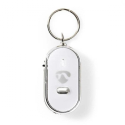 Brelok lokalizator kluczy biały Nedis Key Finder LED