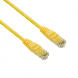 4World Kabel Sieciowy CAT 5e UTP 1m żółty