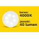 Lampa nocna LED akumulatorowa z magnesem 5V, 0.6W