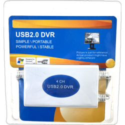 Rejestrator Video na USB monitoring 4 kamery + audio