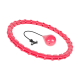 Smart Hula Hop odchudzające koło z wypustkami i obciążeniem 50cm, różowe, REBEL ACTIVE