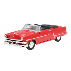 MODEL 1:34, FORD CRESTLINE SUNLINER 1953, czerwony Old Timer