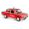 MODEL 1:43, POLSKI FIAT 125P STRAŻ POŻARNA, CZERWONY