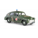 Model 1:43, Warszawa Wojskowa Sanitarka, zielony PRL