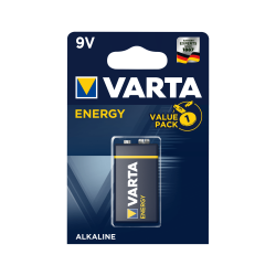 Bateria alkaliczna VARTA 9V ENERGY 1szt./bl.