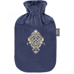 Fashy Termofor w osłonie pluszowej ze złotym haftem 2l TUV