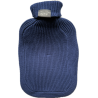 Fashy Termofor w osłonie sweterek granatowy bawełna 2l TUV