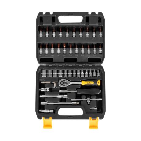 Klucz grzechotka zestaw 46 elementów