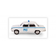 Model 1:34, PRL Fiat 125p MILICJA, biały