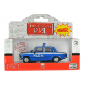 Model 1:43, PRL Fiat 125p MILICJA, niebieski