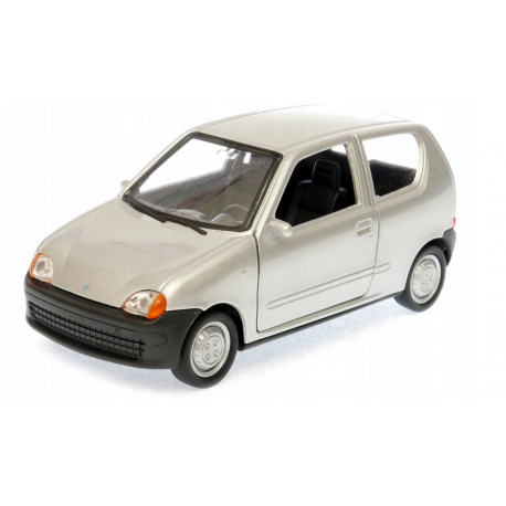 Model Fiat Seicento 1:39 srebrne