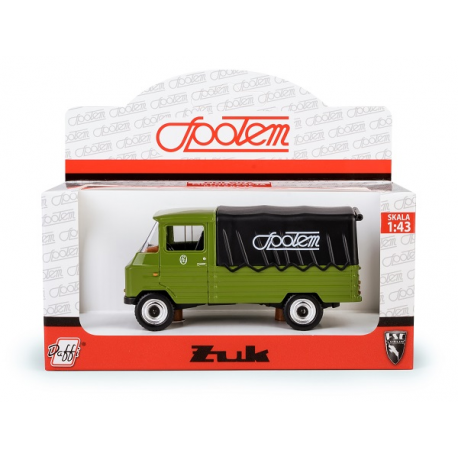 MODEL 1:43, ŻUK, zielony SPOŁEM Kolekcja PRL