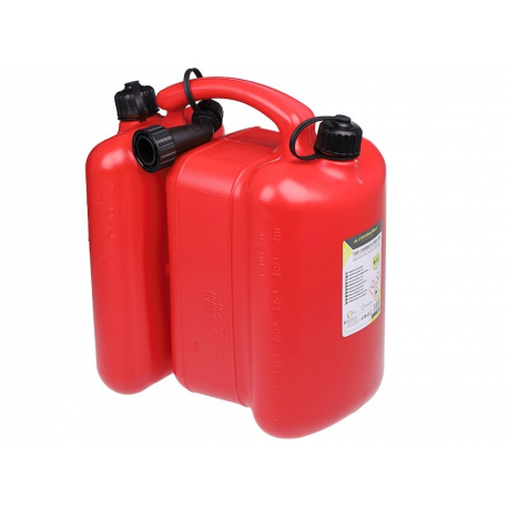 Kanister dwukomorowy na paliwo / olej, 6 + 3L