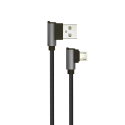 Kabel Micro USB V-TAC 1M wtyk kątowy diamond VT-5361