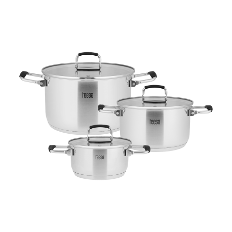Zestaw garnków 6 elementów TEESA COOK PRIME