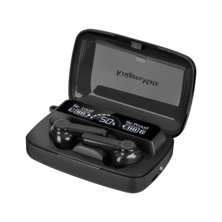 Bezprzewodowe słuchawki douszne z power bankiem Kruger&Matz M19