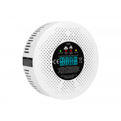 Detektor czujnik czadu i dymu XCD30 LCD 3xAA