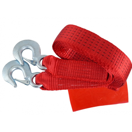 Linka holownicza DMC do 5500 kg taśmowa z hakami, 4 m, Heavy Duty