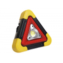 Trójkąt ostrzegawczy LED, solar, COB