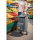 Wózek zakupowy szary 45l z przegrodą termiczną CADDY