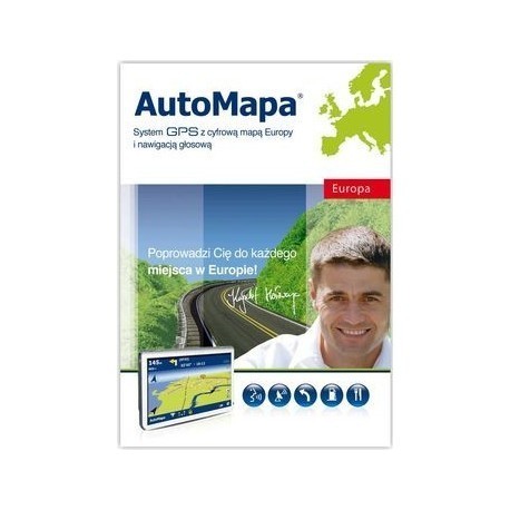 Auto Mapa Europa wersja pudełkowa