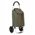 Wózek zakupowy zielony DAKAR duże koła 21cm
