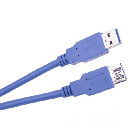  Kabel USB 3.0 AM/AF 1.8mb gniazdo + wtyk