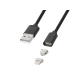 Kruger&Matz Magnetyczny kabel, adapter USB - mini USB Lightning iPhon